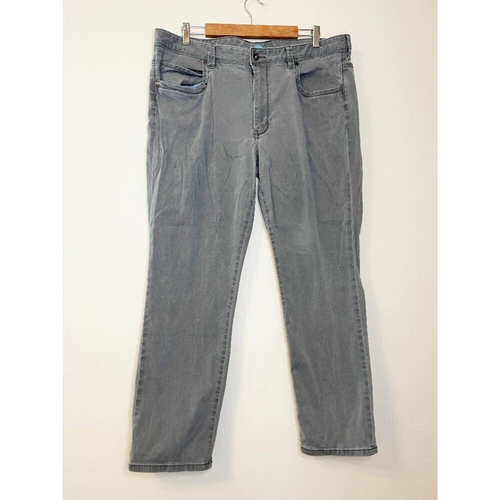 Tommy Bahama Gray Stretch Jeans Men's 38x30 Straight Casual Denim Pants